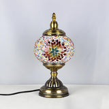 Stylish Turkish Mosaic Stained Glass Stand Table Lamp Image - 8