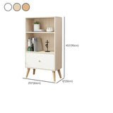 Stylish Vertical Engineered Wooden Display Bookcase Image - 20