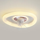 Stylish White Cloud Dimmable Ceiling Fan with Light Image - 6