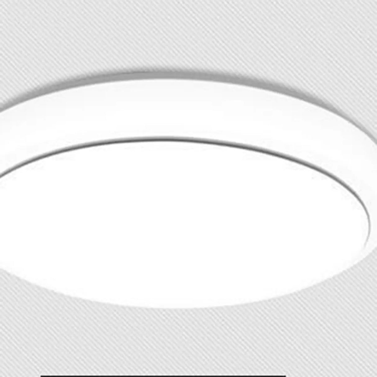 Stylish White Round Dimmable LED Flush Mount Light Image - 10