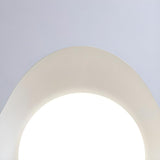 Stylish White Wave Dome LED Flush Mount Ceiling Light Image - 12