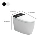 Super Vortex Siphon Elongated Antimicrobial Seat Toilet #size