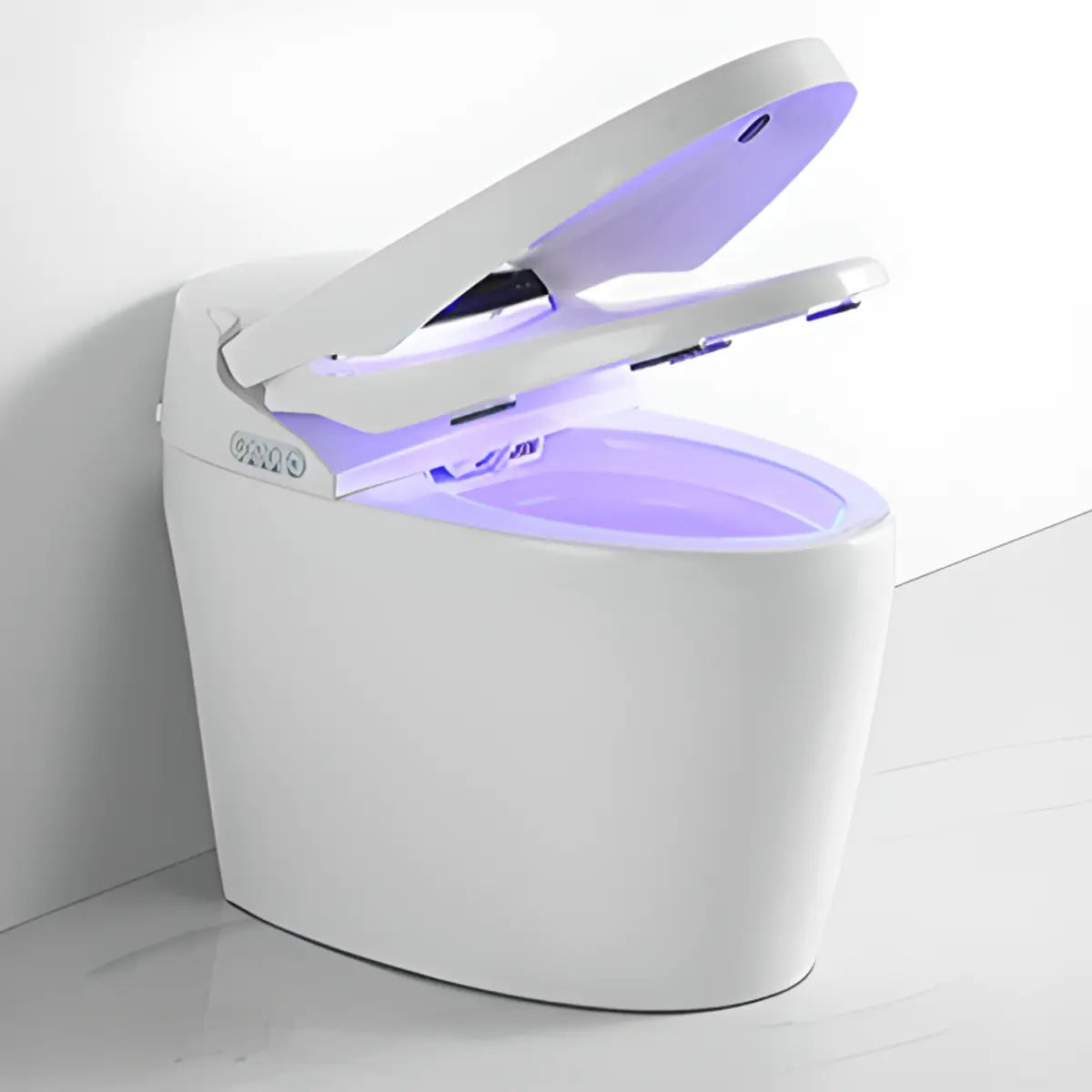 Super Vortex Siphon Elongated Antimicrobial Seat Toilet Image - 4