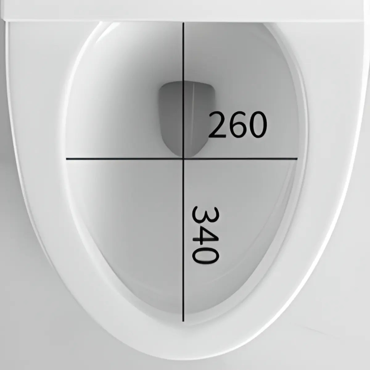 Super Vortex Siphon Elongated Antimicrobial Seat Toilet Image - 8