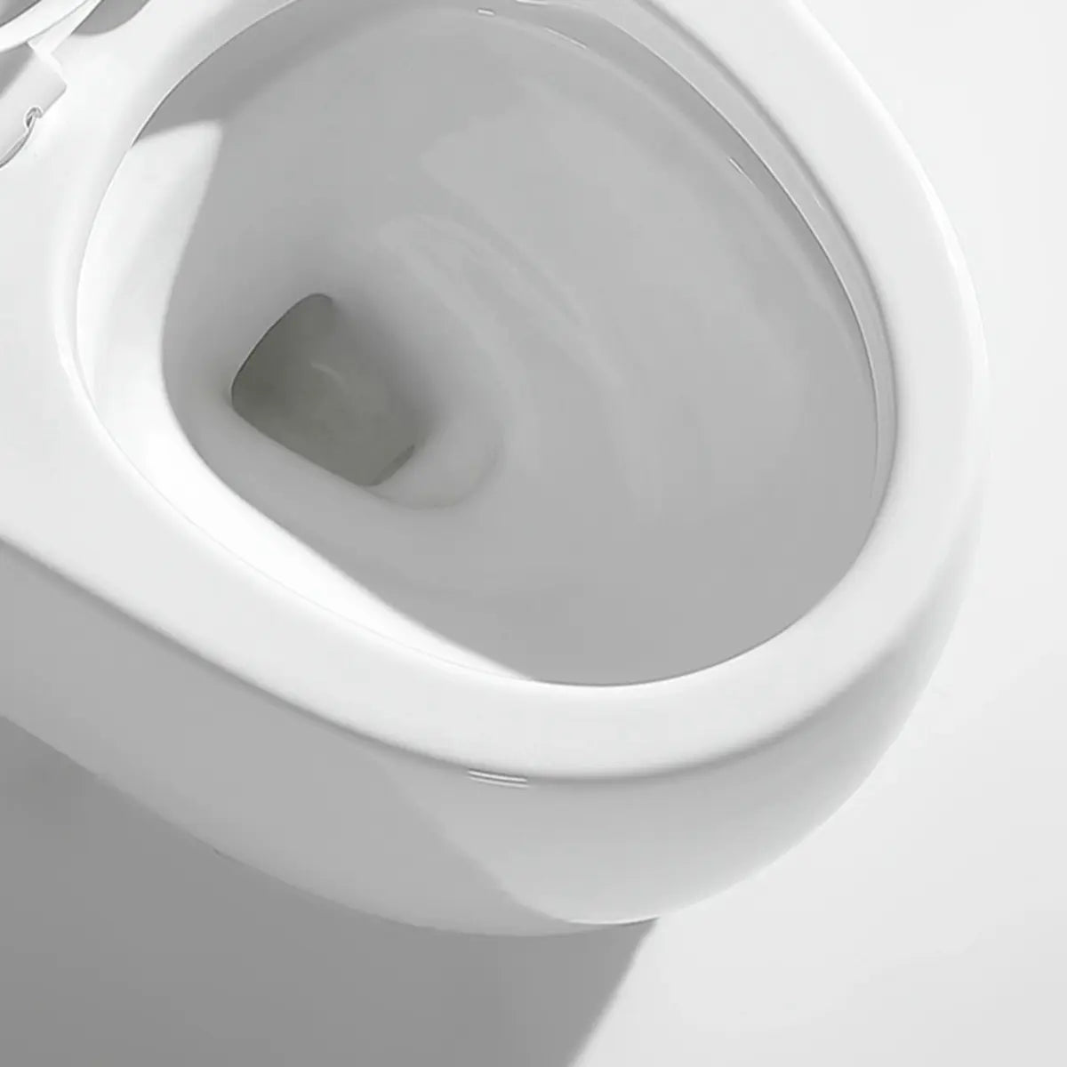 Super Vortex Siphon Flush Oval Ceramic White Compact Toilet Image - 8