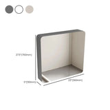 Surface Mounted Rectangular Medicine Cabinet with Mirror #size