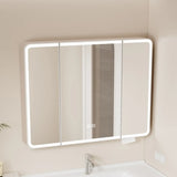 Surface Mounted Rectangular Medicine Cabinet with Mirror Image - 3