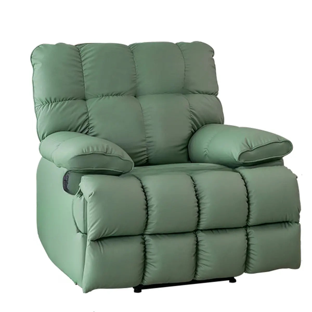 Swivel Glider Base Single Relax Recliner Olive Green Image - 4