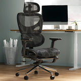 Swivel Modern Ergonomic Mesh Office Chair with Wheels Image - 2