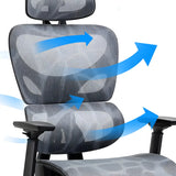 Swivel Modern Ergonomic Mesh Office Chair with Wheels Image - 8