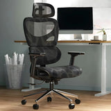 Swivel Modern Ergonomic Mesh Office Chair with Wheels Image - 9