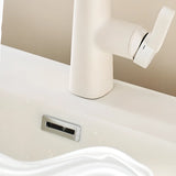 Swivel Spout Low Arc Copper Digital Display Sink Faucet Image - 9