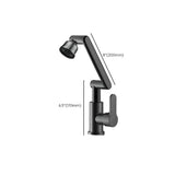 Swivel Spout Square Copper Silver Handle Included Faucet #size