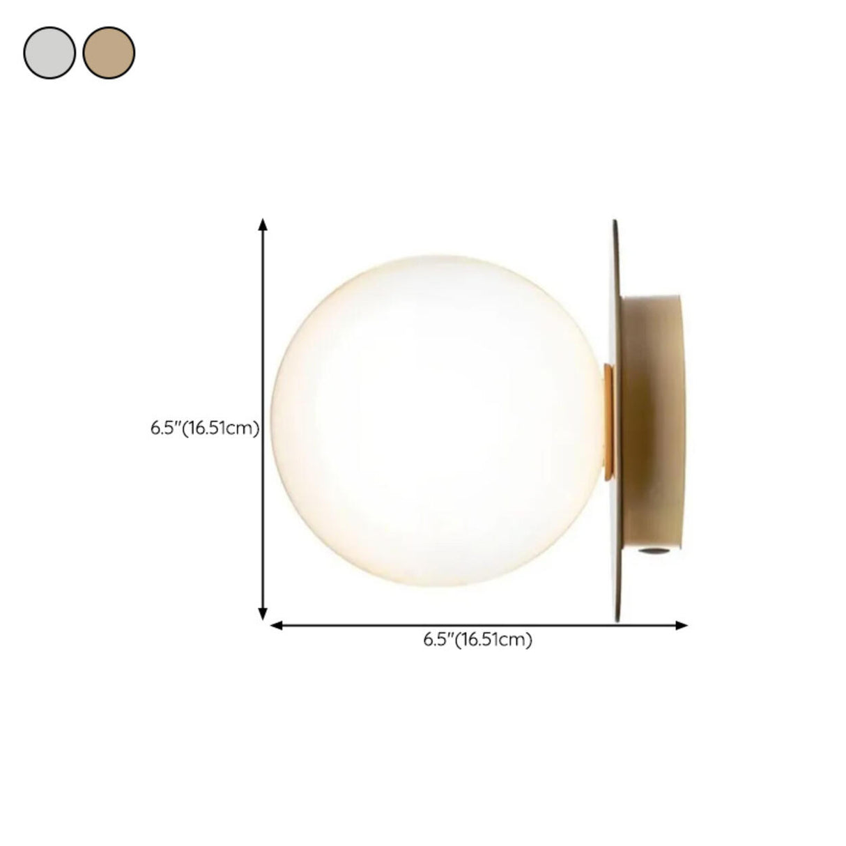 Textured Glass White Globe Vanity Light Fixture 