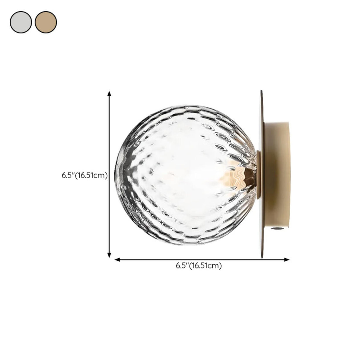 Textured Glass White Globe Vanity Light Fixture Image - 14