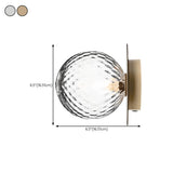 Textured Glass White Globe Vanity Light Fixture Image - 14