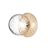 Textured Glass White Globe Vanity Light Fixture Image - 6