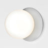 Textured Glass White Globe Vanity Light Fixture Image - 9