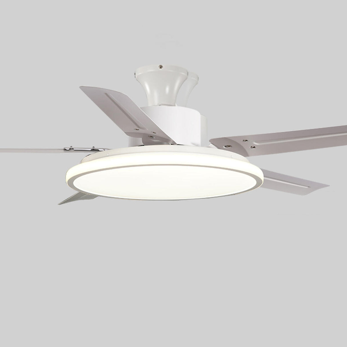 Third Gear Flush Mounted 5 Blades Ceiling Fan Light Image - 11