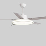 Third Gear Flush Mounted 5 Blades Ceiling Fan Light Image - 15