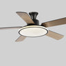 Third Gear Flush Mounted 5 Blades Ceiling Fan Light Image - 2