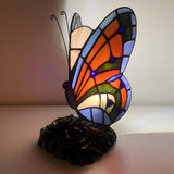 Tiffany Creative Colorful Butterfly Glass Table Lamp Image - 6