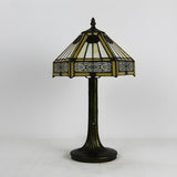 Tiffany Dragonfly Painted Umbrella Glass Table Lamp Image - 15