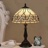 Tiffany Style Elegant Umbrella Glass Decor Table Lamp Image - 3