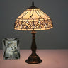 Tiffany Style Elegant Umbrella Glass Decor Table Lamp Image - 4