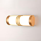 Traditional Cylindrical Frosted Glass Wall Sconce Image - 15