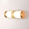 Traditional Cylindrical Frosted Glass Wall Sconce Image - 15