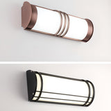 Traditional Cylindrical Frosted Glass Wall Sconce Image - 20