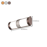 Traditional Cylindrical Frosted Glass Wall Sconce Image - 30