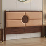 Traditional Green Upholstered Scooped Headboard Image - 5