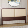 Traditional Light Gray Upholstered Panel Headboard Image - 7