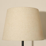 Traditional Standing Barrel Side Table Floor Lamp Image - 8