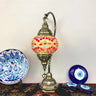 Traditional Turkish Gooseneck Stained Glass Table Lamp Image - 3