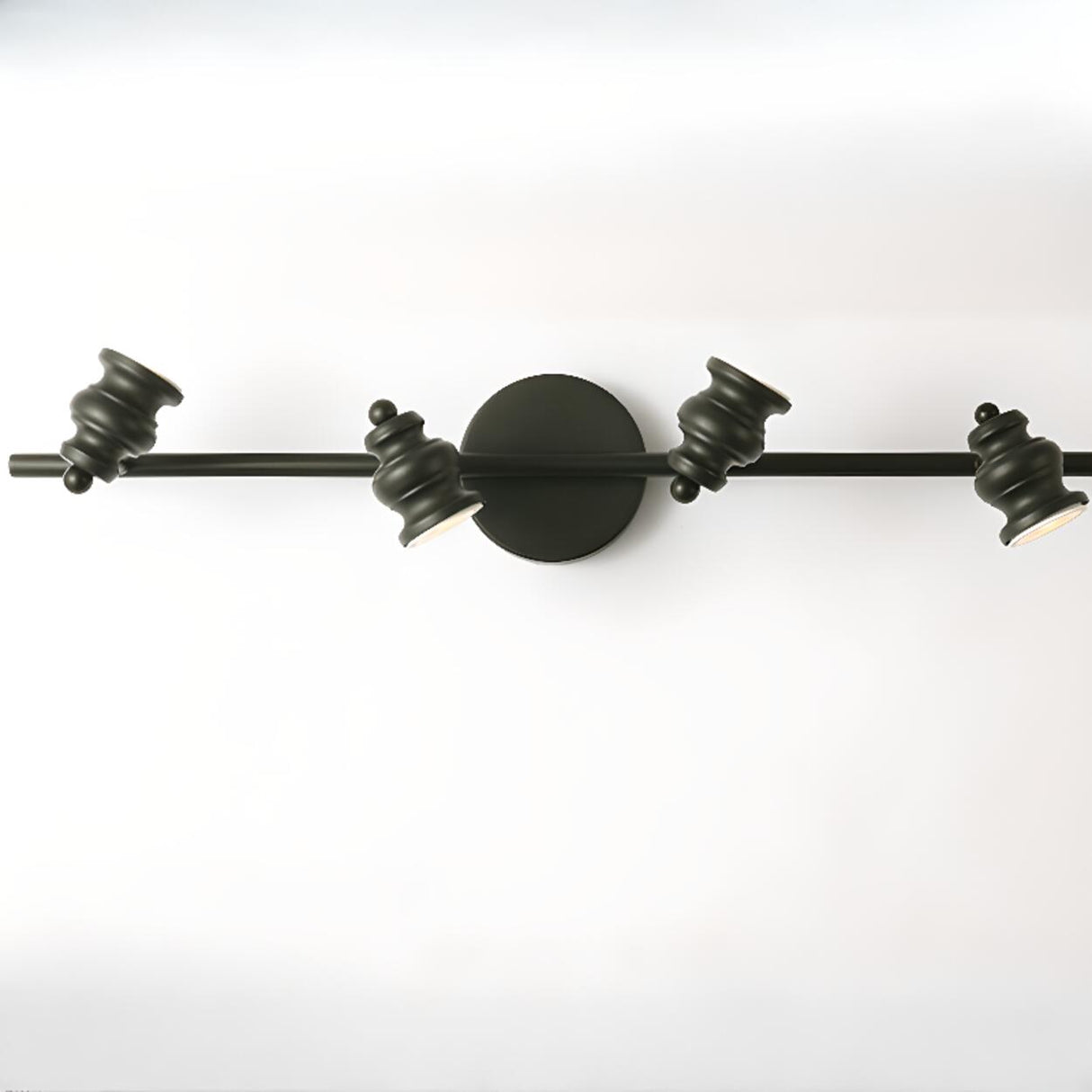 Traditional White 4-Light Bathroom Light Vanity Fixture  Image - 13