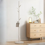 Tree Freestanding Wood Hallway Brown Tall Coat Rack Image - 14