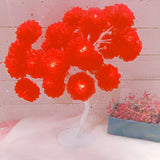 Tree-Shaped Floral Plastic Modern Decor LED Night Light Image - 10