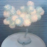 Tree-Shaped Floral Plastic Modern Decor LED Night Light Image - 13