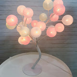 Tree-Shaped Floral Plastic Modern Decor LED Night Light Image - 18