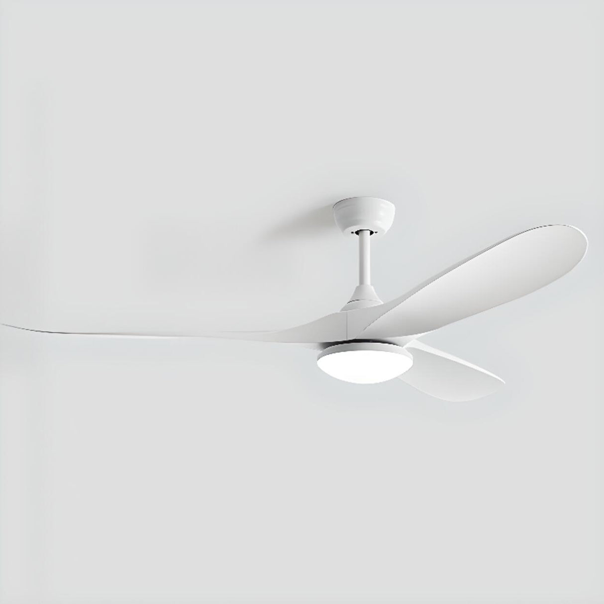 Trendy Adjustable Downrod 3 Blades Ceiling Fan Light Image - 7