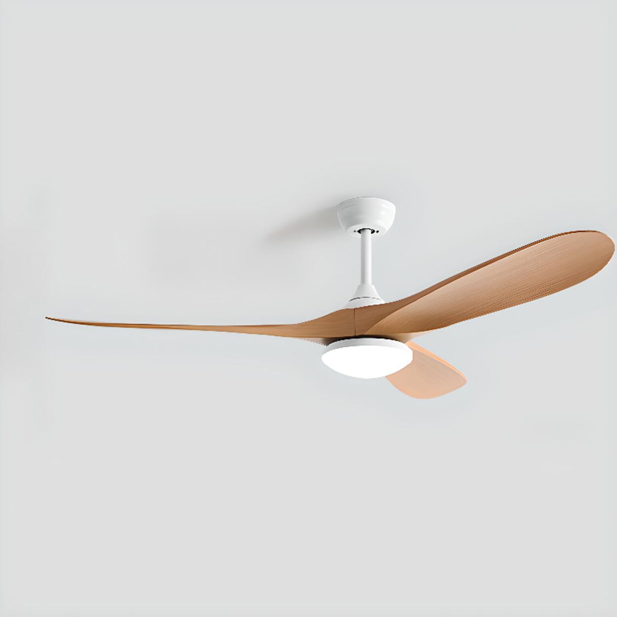 Trendy Adjustable Downrod 3 Blades Ceiling Fan Light Image - 8