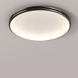 Trendy Bedroom Cloud LED Chrome Flush Mount Light Image - 15