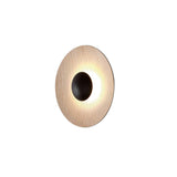 Trendy Black Round Halo Lighting LED Wall Sconce Image - 7