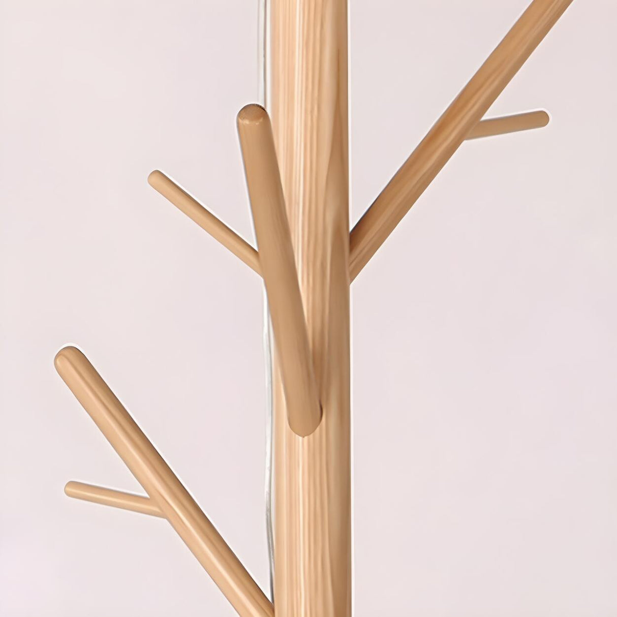 Trendy Drum and Tree Branch Wooden Floor Lamp Image - 7