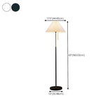 Trendy Fabric Cone Shade Floor Lamp with Pull Chain #size