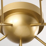 Trendy Gold Firefly Ball Semi-Flush Mount Ceiling Light Image - 17