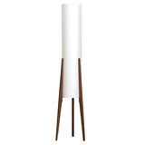 Trendy Modern Cylindrical Shade Tripod Floor Lamp Image - 5